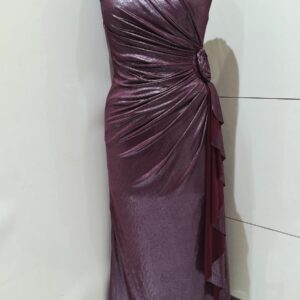 wine straight cut western dress